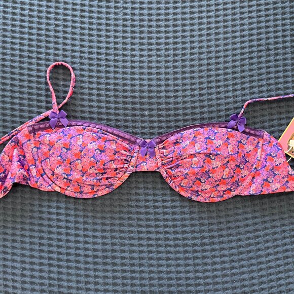 Mulberry Bikini Top (never worn, with tags) - Strawberry Milk Mob - Picture 2 of 3